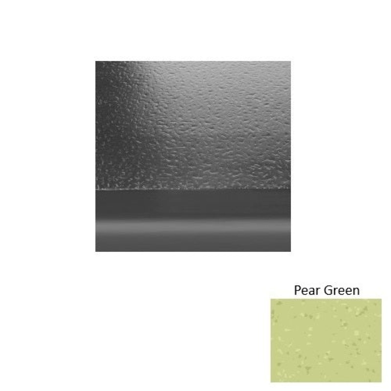 Symmetry 99 Pear Green Hammered With 2" Nose Rubber (Sq) Stair Tread With Dupont Kevlar - Hammered