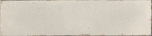 Maiolica Biscuit Crackled Ceramic Tile - Glossy - 3" X 12"