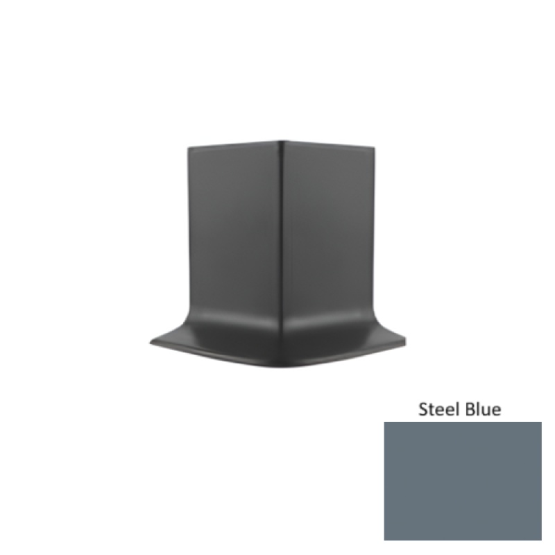 Pinnacle Steel Blue Rubber Long Toe Outside Corner - 4"