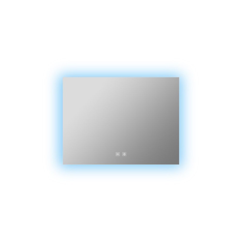 Vellum Copper Free Glass Frameless Led Bathroom Mirror - 32" X 24" - Silver
