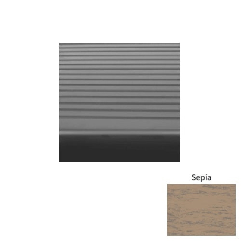 Marbleized Sepia Rib Rubber Stair Tread