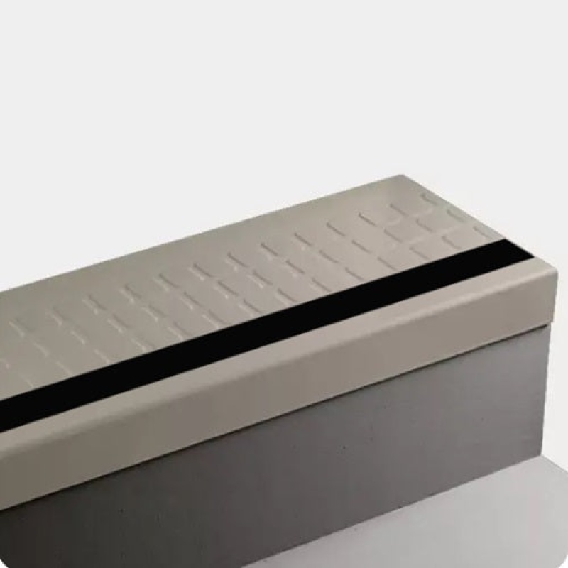 Johnsonite Clay Raised Square Rubber Stair Tread