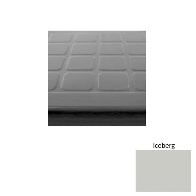 Roppe Iceberg Textured Rubber Stair Tread with Kevlar