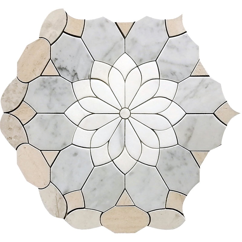 Shadow Limestone Mosaic - Polished