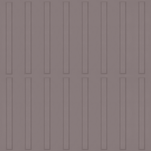 Johnsonite Burgundy Rubber Tactile Guide Tile - Textured - 24" X 24"