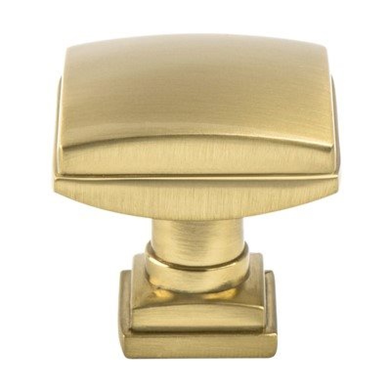 Berenson Tailored Traditional Zinc Cabinet Knob - Modern Brushed Gold - 1 1/4" Length