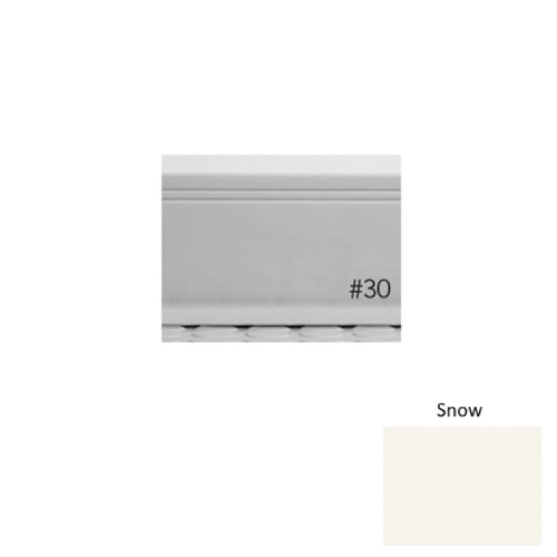 Pinnacle Plus #30 Sketch Snow Rubber Coil Wall Base