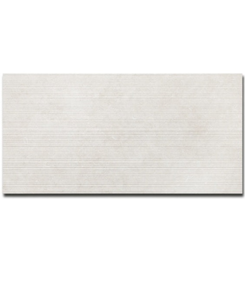 Oda Ice Coast Deco Ceramic Tile - Matte Soft Textured - 24" X 48"