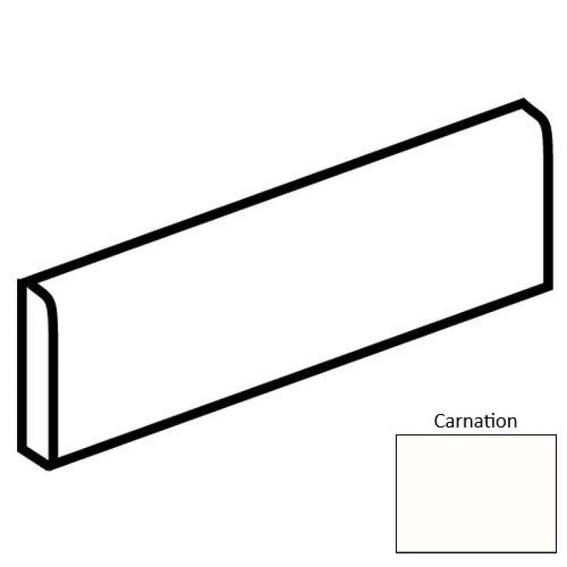 Color Complements Carnation Ceramic Floor & Wall Trim