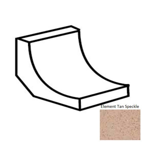 Keystones Unglazed Mosaic Tan Speckle Porcelain Trim