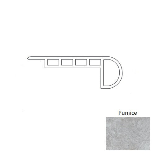 Adura Max Rectangles (Mar) Century Pumice Embossed Stair Nose Trim