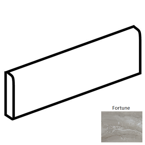 Famed Fortune Porcelain Floor Trim 3" x 24" Bullnose