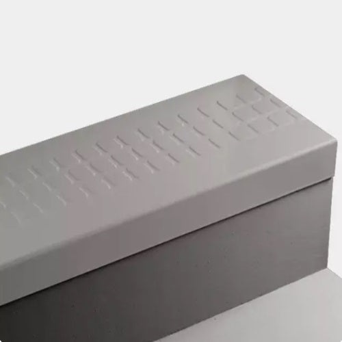 Johnsonite Whispering Mist Raised Square Rubber Moulding, 12 1/4" x 48"