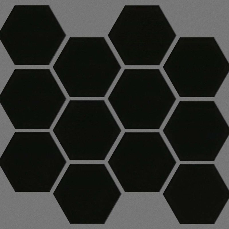 Ascendant Abyss Glass Mosaic - 3" Hexagon - Glossy