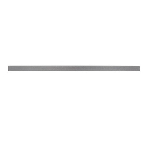 Geometal Gunmetal Metal Wall Trim - 1/2" X 12" Square Liner - Satin