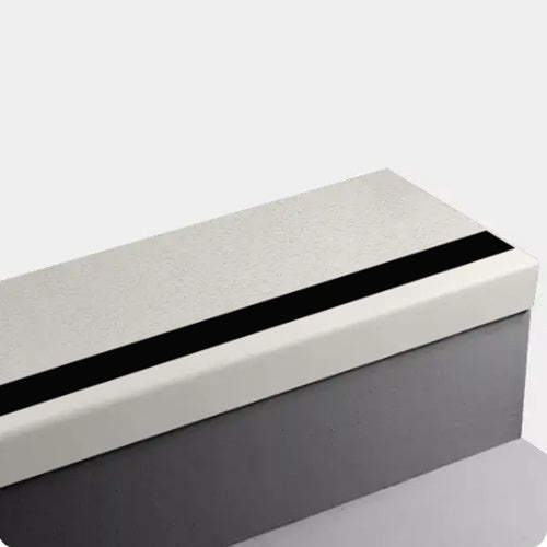 Johnsonite White Sand Rice Paper Rubber Stair Tread Trim