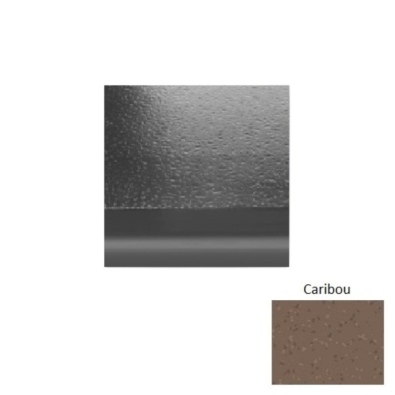 Symmetry 99 Caribou Hammered Rubber Stair Tread with 2-Inch Square Nose
