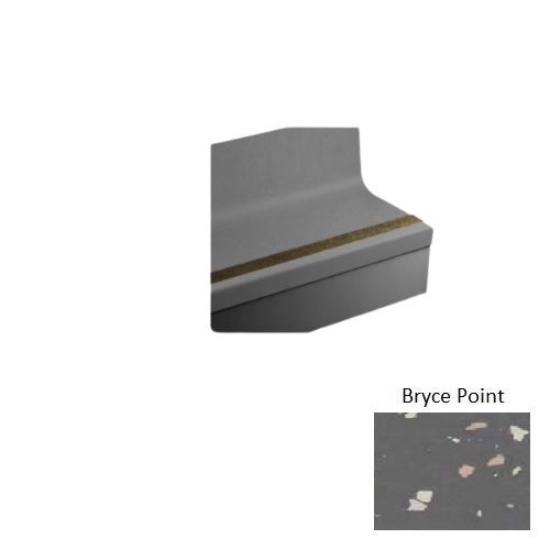 Johnsonite Bryce Point Rice Paper Rubber Stair Tread