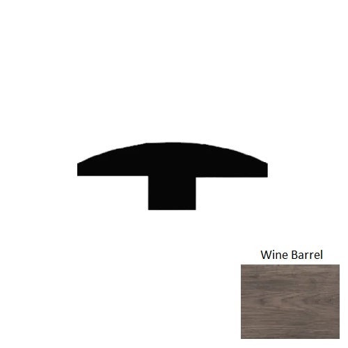 Provence Wine Barrel Hardwood Moulding / Trim - 84" T Molding - Wire Brushed