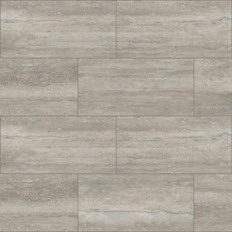 Emcore Hylton Gray Spc Luxury Vinyl Plank Flooring - Matte - 12" X 24"