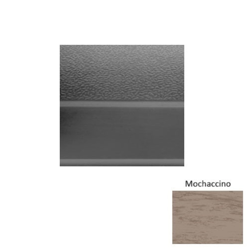 Marbleized 93 Mochaccino Rubber Stair Tread - Textured