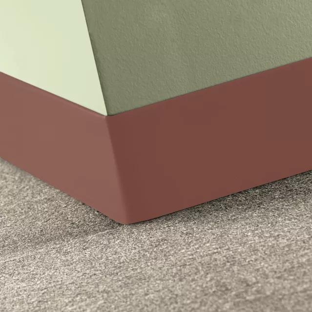 Red Clay Rubber Baseworks Thermoset Wall Base