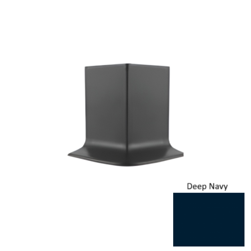 Pinnacle Deep Navy Rubber Long Toe Outside Corner - 4"