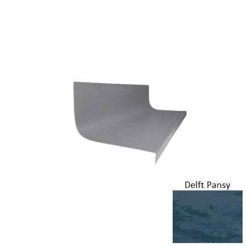 Evolving Styles Creative Elements Delft Pansy Type 1900 Distinct Designs Rubber - 20 3/8" X 72" Stair Tread - Hammered