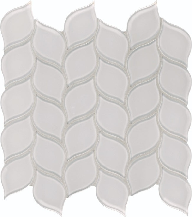 Aquatica Element Skylight Glass Mosaic - Petal - Glossy