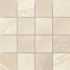 Nairobi White Porcelain Mosaic - 3" X 3" - Matte