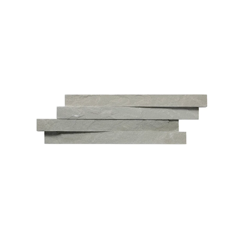 Rustic Sandstone Grey Slate Tile - Split Face - 4" X 22 7/8"