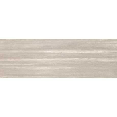 Materika Beige Linear Ceramic Tile - Textured - 16" X 48"