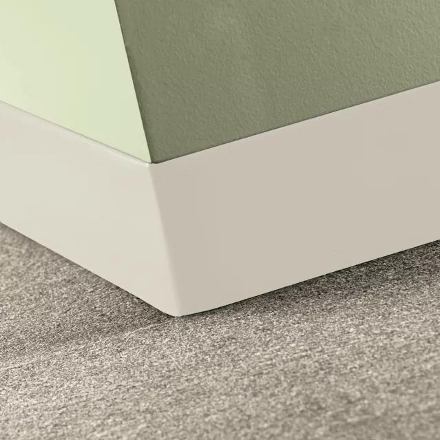 Johnsonite Snow White Rubber Moulding / Trim Outside Corner