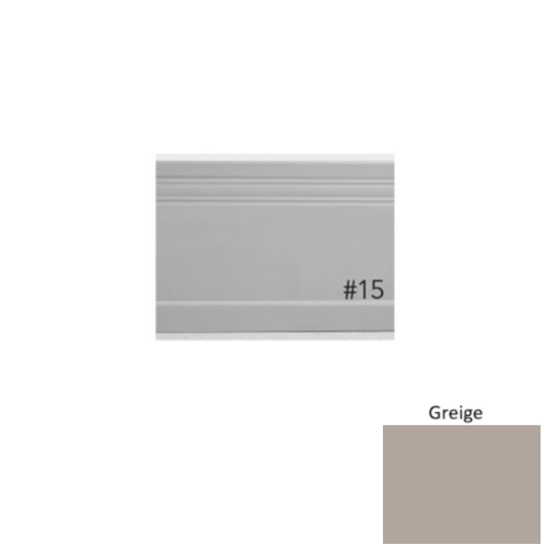 Pinnacle Plus #15 Impluse Greige Rubber Coil Wall Base - 5 1/4" X 60 Ft