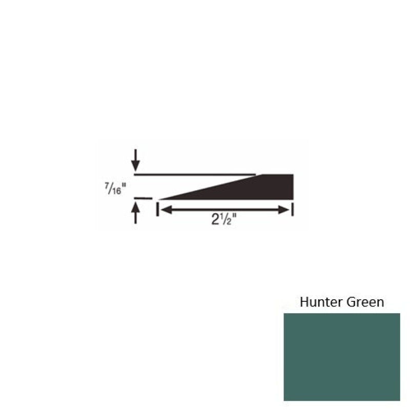 Solid 20 Hunter Green Rubber Transitional Reducer
