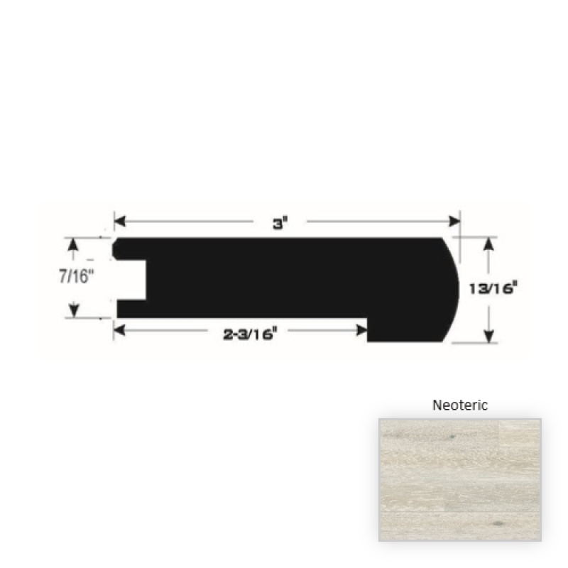 Contempo European White Oak Flush Stair Nose