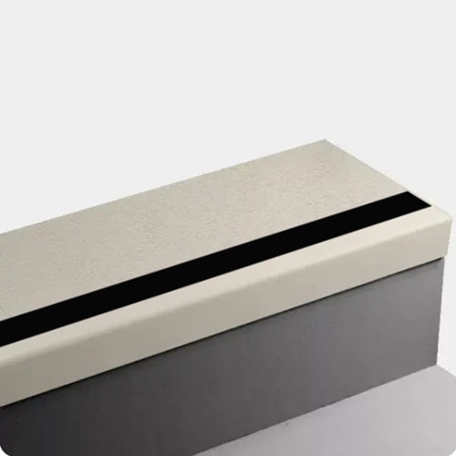 Johnsonite Bone White Rice Paper Rubber Stair Tread