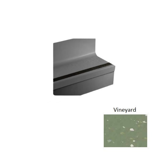 Johnsonite Vineyard Cubis Stair Tread with Riser