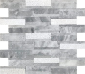 Pietra Antica Metropolitan Contempo Deep Blue Marble Mosaic - Irregular - Multi Finish