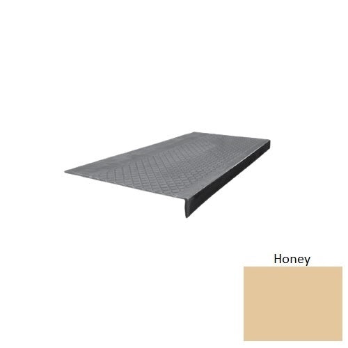 Flextones Honey Type 600 Distinct Designs Rubber - 12" X 72" Stair Tread - Diamond Profile Design