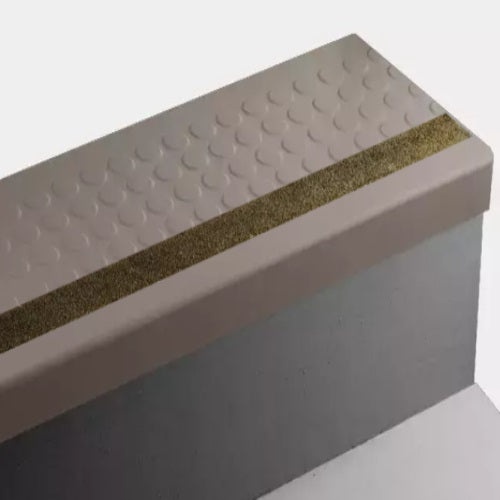 Johnsonite Saddlebrook Raised Round Rubber Stair Tread