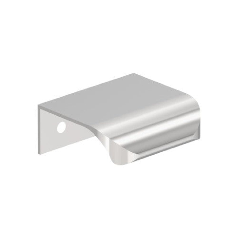 Amerock Streamline Tab Zinc Cabinet Edge Pull - Polished Chrome
