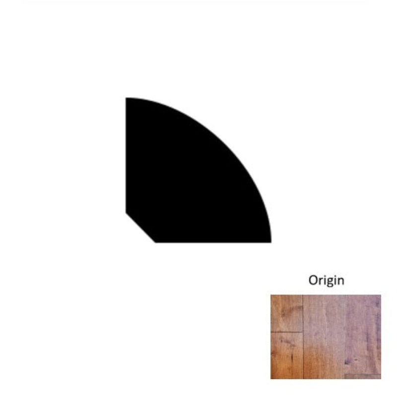 Cornerstone Origin Hardwood Moulding / Trim - 78" Quarter Round - Hand Scraped