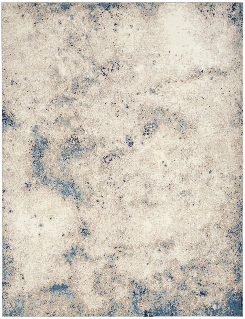 Calvin Klein Infinity Ivory Grey Blue Area Rug