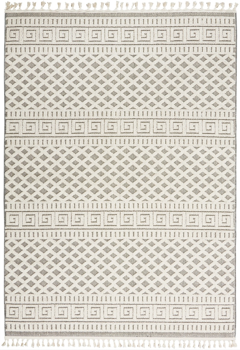 Paxton Ivory / Grey Modern Area Rug