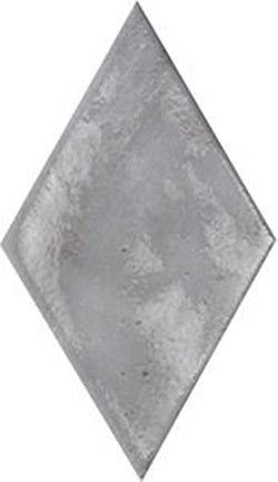 Fuoritono Grigio Rhomboid Porcelain Tile - Glossy - 5.25" x 9.25"
