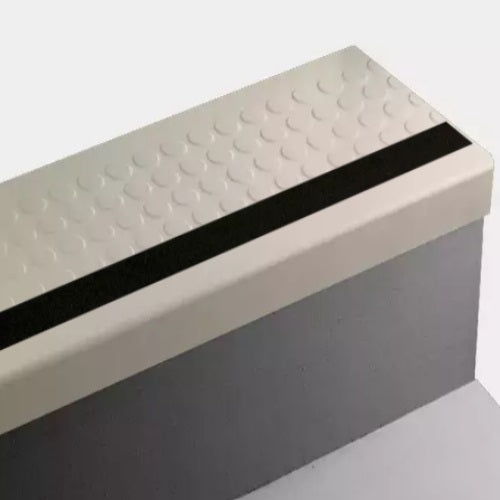 Johnsonite Almond Raised Round Rubber Moulding Trim