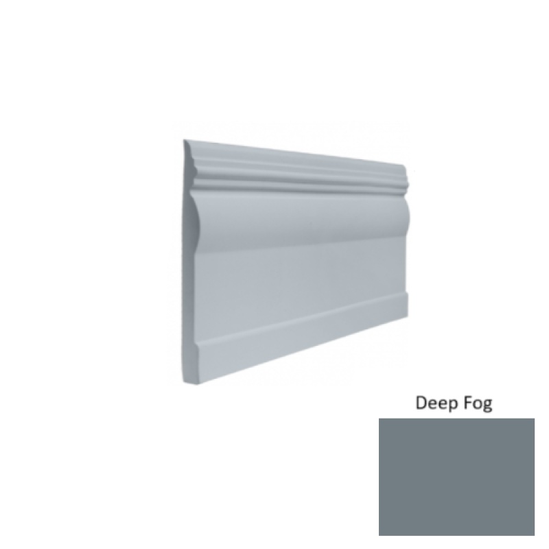 Contours #45 Novel Deep Fog Rubber Profiled Wall Base - Satin