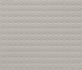 Johnsonite Grey Haze Raised Round Solid Color Rubber Tile