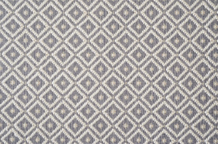 Crossroads Axis Slate Wool Blend Carpet - Loop
